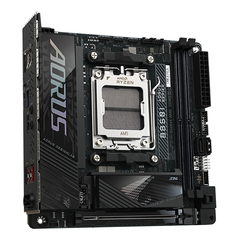 GIGABYTE B850I AORUS PRO AMD AM5 LGA 1718 Motherboard, Mini GIGABYTE B850I AORUS PRO AMD AM5 LGA 1718 Motherboard, Mini